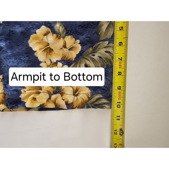 Pierre Cardin Vtg Men's Tropical Hawaiian Floral Shirt Size Large - Picture 7 of 9